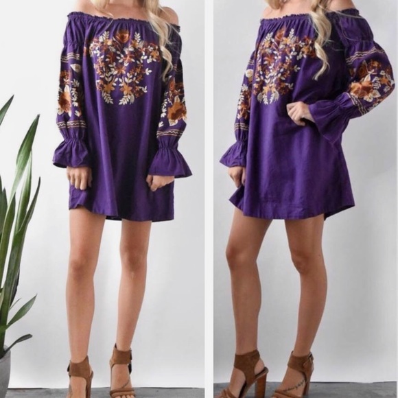 Free People Fleur Du Jour Mini Shift Dress - Picture 13 of 13